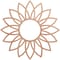 Ekena Millwork Daisy Wood Fretwork Pierced Ceiling Medallion, Cherry, 36"OD x 13 7/8"ID x 3/8"T CMWP36X36X0375DACH - alternate 1